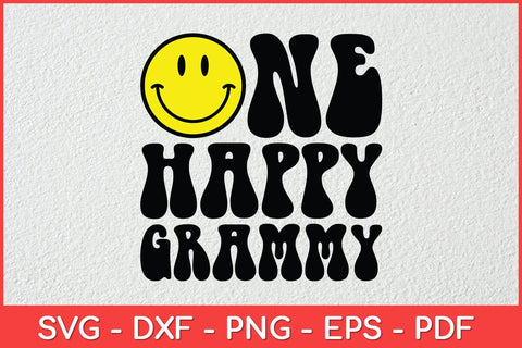 One Happy Dude 1st Birthday One Cool Grammy Svg File SVG artprintfile 
