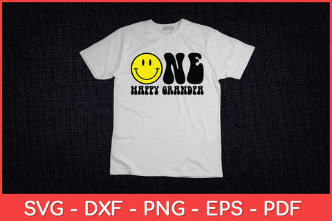 One Happy Grandpa Dude 1st Birthday Svg File SVG artprintfile 