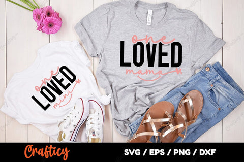 One loved mama & mini SVG Design SVG Designangry 
