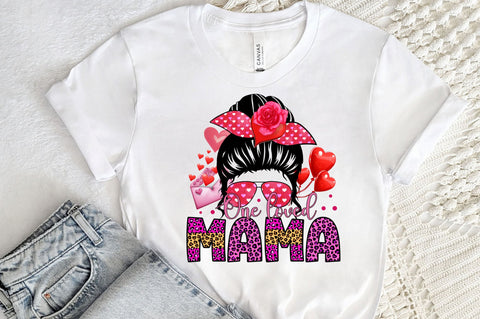 One loved mama PNG Design Sublimation Regulrcrative 