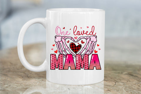 One loved mama PNG Design Sublimation Regulrcrative 