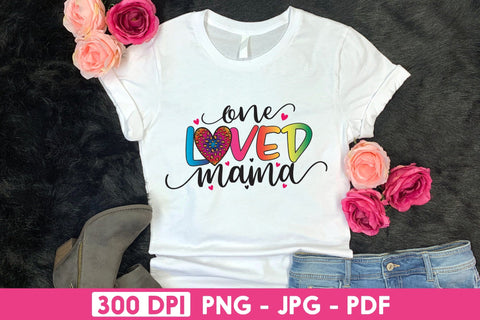 One Loved Mama PNG | Mothers Day Sublimation Sublimation CraftLabSVG 