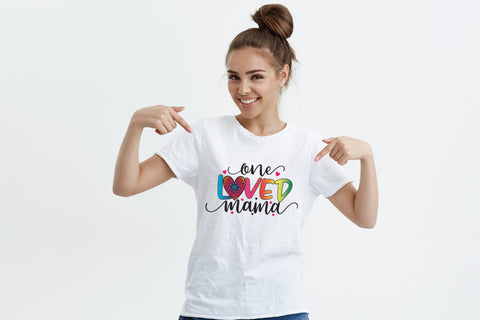 One Loved Mama PNG | Mothers Day Sublimation Sublimation CraftLabSVG 