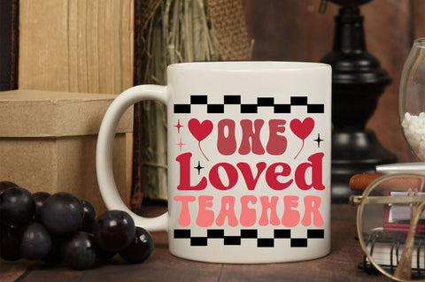 One loved teacher Svg Design SVG Regulrcrative 