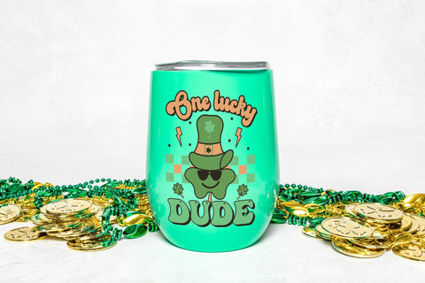 One Lucky Dude | St Patrick's Day Sublimation Sublimation CraftLabSVG 