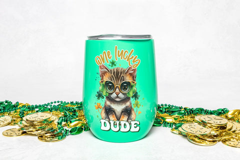 One Lucky Dude - St. Patrick's Day Sublimation Sublimation CraftLabSVG 