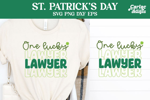 One Lucky Lawyer SVG, St Patrick's Day SVG SVG Carla C Designs 