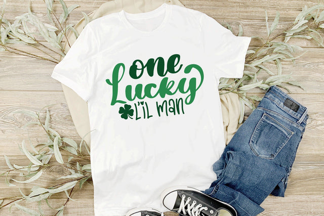 One Lucky Lil Man SVG SVG dapiyupi store 