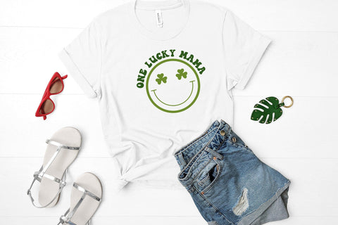 One Lucky Mama - Retro St. Patrick's Day SVG SVG CraftLabSVG 
