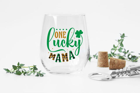 One Lucky Mama SVG Design SVG Designangry 