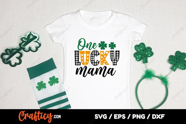 one lucky mama SVG Design SVG Designangry 