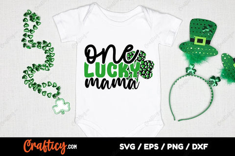 One lucky mama SVG Design SVG Designangry 
