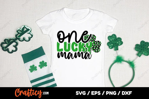 One lucky mama SVG Design SVG Designangry 