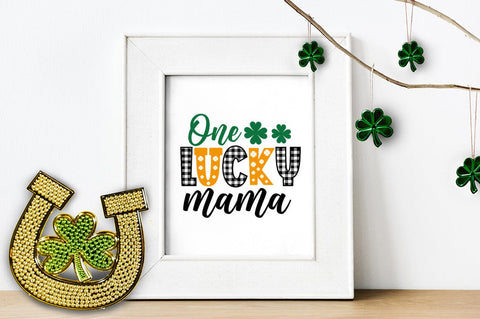one lucky mama SVG Design SVG Designangry 