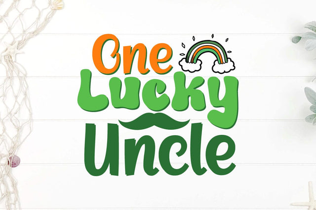 One Lucky Uncle SVG Cut File SVG Insomnia Std 