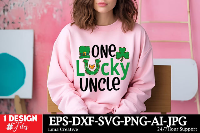 One Lucky Uncle SVG Cut File SVG Insomnia Std 