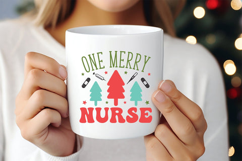 One Merry Nurse - Christmas SVG Design SVG CraftLabSVG 
