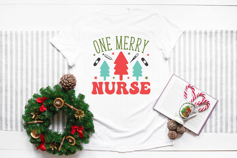One Merry Nurse - Christmas SVG Design SVG CraftLabSVG 