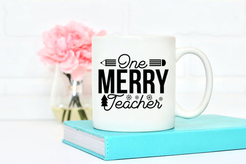 One Merry Teacher - Christmas SVG SVG CraftLabSVG 