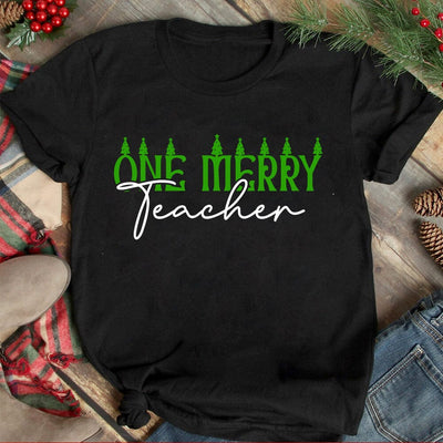 One Merry Teacher SVG Cut File,Christmas SVG Design,Christmas Sublimation PNG,Christmas T-shirt Design, Christmas Clip art,Christmas Sublimation Bundle, Christmas SVG Bundle SVG Insomnia Std 