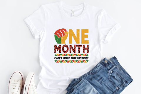 One Month Can't Hold Our History Sublimation Sublimation CraftLabSVG 