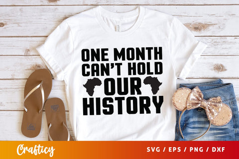One month cant hold our history SVG Design SVG Designangry 