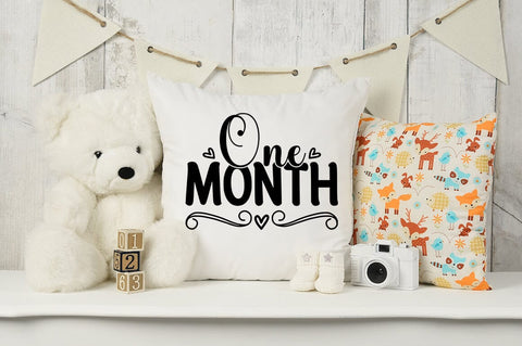One month SVG Design SVG Designangry 
