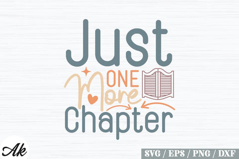 One More Chapter Floral Retro Design SVG akazaddesign 