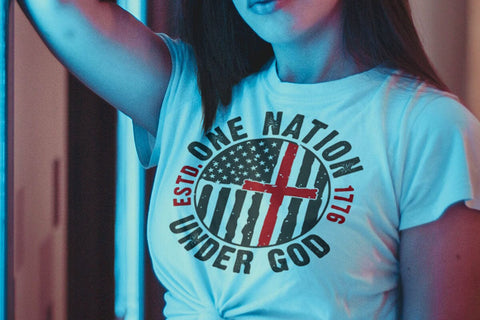 One Nation Under God SVG PNG Defend Second Amendment Patriotic Design America Usa Freedom Dad Gift SVG DesignDestine 