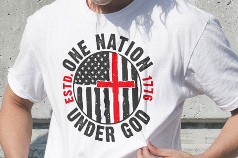One Nation Under God SVG PNG Defend Second Amendment Patriotic Design America Usa Freedom Dad Gift SVG DesignDestine 
