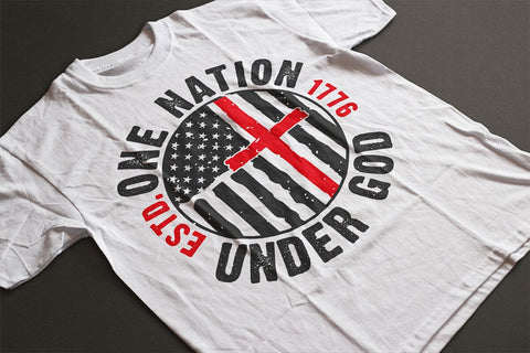 One Nation Under God SVG PNG Defend Second Amendment Patriotic Design America Usa Freedom Dad Gift SVG DesignDestine 