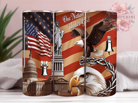 One Nation Under God Tumbler, Christian Tumbler Wrap, 20oz Sublimation Design, Faith-Based Drinkware, Digital Download Tumbler, Patriotic Tumbler Art, Unique Gift Tumbler Sublimation Li Zamperini 