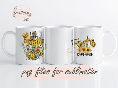 One-of-a-Kind Christian Mug Wrap Design, Instant Digital Design Download Mug Wrap Design, Mug Design PNG Sublimation PrintingLife 