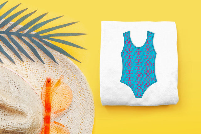 One Piece Swimsuit Mini Embroidery Embroidery/Applique DESIGNS Designed by Geeks 