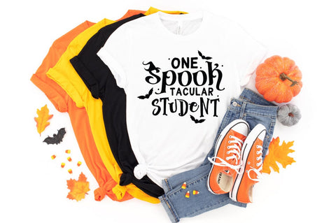One Spooktacular Student Halloween Shirt SVG SVG Pickled Thistle Creative 