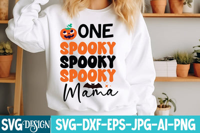 One Spooky Mama SVG Design,One Spooky Mama Png,Halloween,Halloween svg,Halloween svg Cut File,Halloween SVG Design,Witch svg Design,Spooky Svg Design,Happy Halloween svg SVG BlackCatsMedia 