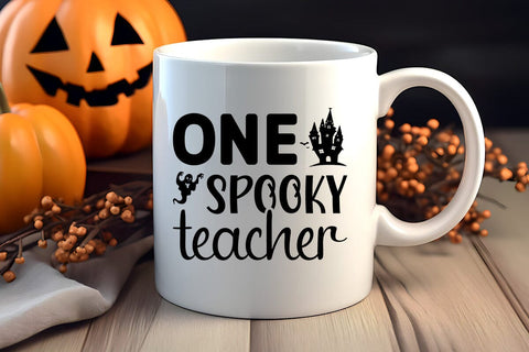 One Spooky Teacher SVG Angelina750 