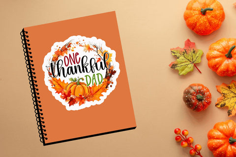 One thankful dad Sticker Design Sublimation Regulrcrative 