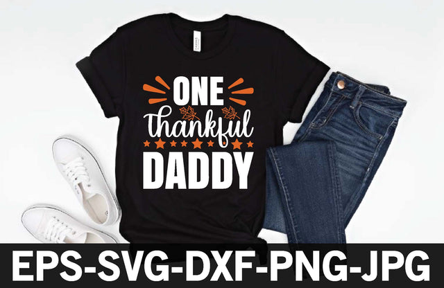 one thankful daddy svg SVG designer krishna 