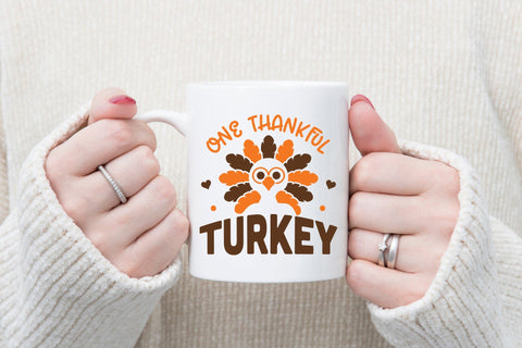 One Thankful Turkey SVG SVG CraftLabSVG 
