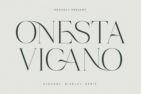 Onesta Vigano – Elegant Display Serif Font Storytype Studio 