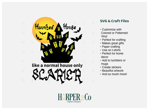 Only Scarier SVG PNG Cut EPS File SVG HarperNCo 