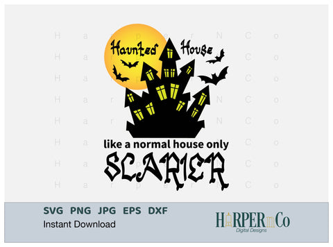 Only Scarier SVG PNG Cut EPS File SVG HarperNCo 