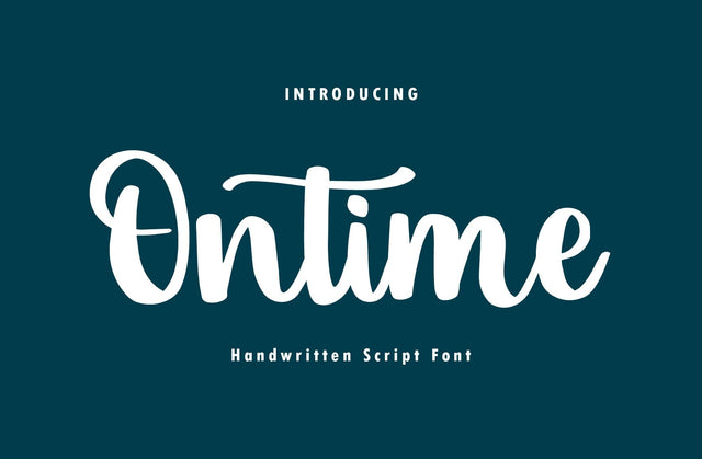 Ontime Font Yuby 