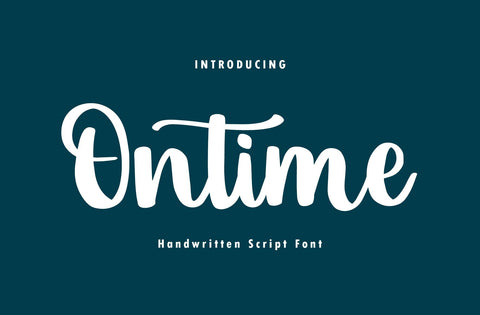 Ontime Font Yuby 
