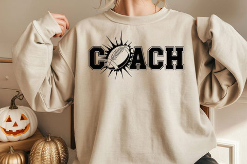 ootball Coach PNG , Football Sublimation , Football Season png SVG DesignDestine 