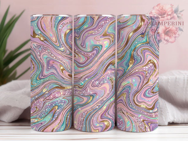 Opal Marble Glitter 20oz Tumbler, Opal Marble, Marble Glitter, Glitter Tumbler, 20oz Tumbler, Opal Tumbler, Marble Tumbler, Tumbler Wrap Sublimation Li Zamperini 