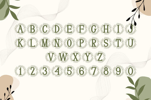Opalineve Monogram Font Font Dm Letter Studio 