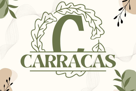 Opalineve Split Monogram Font Font Dm Letter Studio 