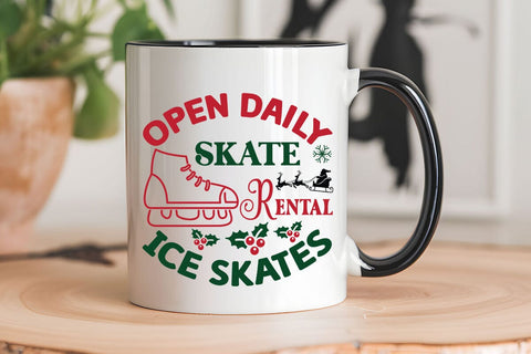 Open Daily Skate Rental Ice Skates SVG Angelina750 